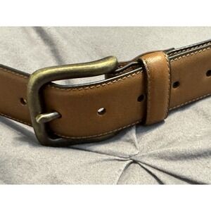 Columbia Sportswear Brown Leather Belt Size Large 38-40